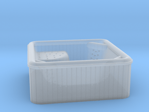 Jacuzzi - Outdoor Hot Tub (1:48 O scale) in Clear Ultra Fine Detail Plastic
