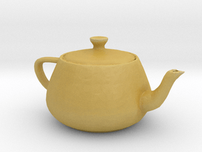Printle Thing Teapot - 1/24 in Tan Fine Detail Plastic