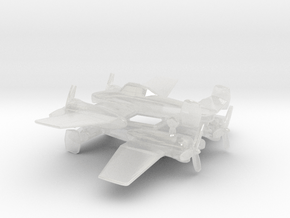 Grumman XF5F-2 Skyrocket in Clear Ultra Fine Detail Plastic: 6mm