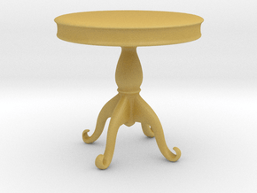 Printle Thing Baroque Table - 1/72 in Tan Fine Detail Plastic