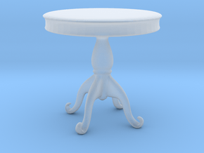 Printle Thing Baroque Table - 1/72 in Clear Ultra Fine Detail Plastic