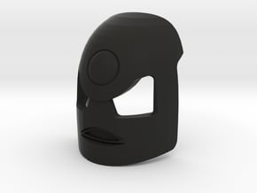 Kanohi Khom Mask of Perserverance in Black Smooth Versatile Plastic
