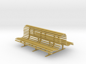 Printle Thing Double Bench 1/32 in Tan Fine Detail Plastic