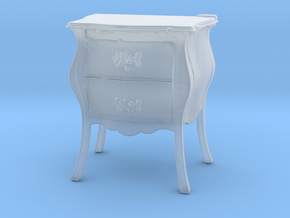 Printle Thing Sidetable  01 - 1/24  in Clear Ultra Fine Detail Plastic