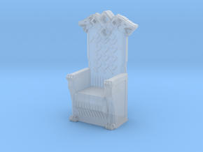 Printle Thing Throne 02 - 1/87 in Clear Ultra Fine Detail Plastic
