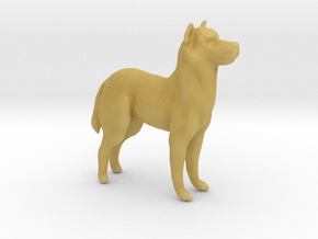 Printle Animal Dog 01 - 1/32 in Tan Fine Detail Plastic