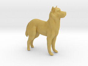 Printle Animal Dog 01 - 1/35 in Tan Fine Detail Plastic