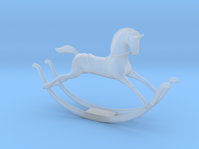 Printle Thing Rocking Horse - 1/24 in Clear Ultra Fine Detail Plastic