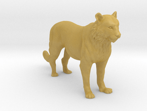 Printle Animal Tiger - 1/35 in Tan Fine Detail Plastic