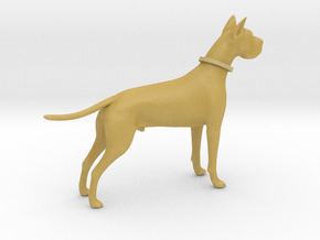 Printle Animal Danish Dog - 1/48 in Tan Fine Detail Plastic