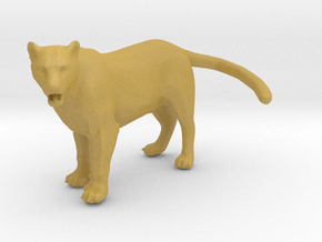 Printle Animal Jaguar - 1/24 in Tan Fine Detail Plastic