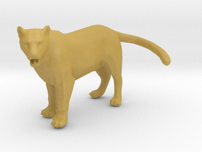 Printle Animal Jaguar - 1/43 in Tan Fine Detail Plastic