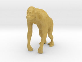 Printle Animal Orangutan - 1/72 in Tan Fine Detail Plastic