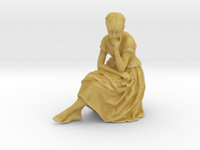 Printle C Statue 01 - 1/72 - wob  in Tan Fine Detail Plastic