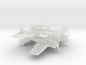 Grumman XF5F Skyrocket in Clear Ultra Fine Detail Plastic: 6mm