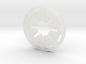 Galactic Republic Symbol in Clear Ultra Fine Detail Plastic