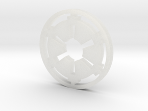 Galactic Empire Symbol Blade Plug Insert in Clear Ultra Fine Detail Plastic