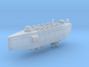 Last Exile. Anatoray Battleship in Clear Ultra Fine Detail Plastic