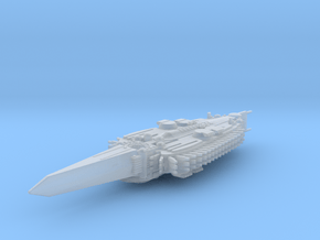 Last Exile. Standard Battleship of Ades Federation in Clear Ultra Fine Detail Plastic