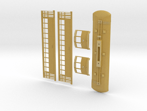 HO Pacific Electric 107 Experimental in Tan Fine Detail Plastic