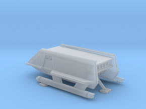 1/350 TOS Shuttlecraft with Landing Gear in Clear Ultra Fine Detail Plastic