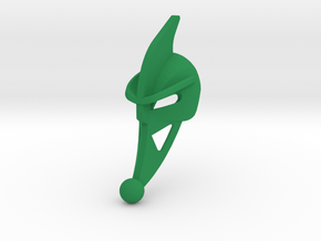 Proto tahu flame mask v2 in Green Smooth Versatile Plastic