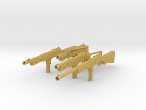 Reising Submachine Gun - Family - 1:16 in Tan Fine Detail Plastic