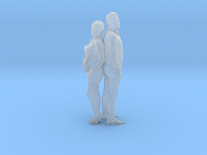 Printle S Couple 054 - 1/64 - wob in Clear Ultra Fine Detail Plastic