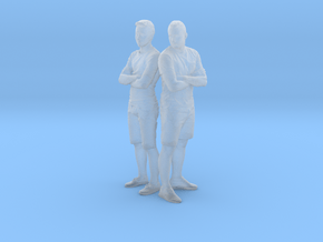 Printle S Couple 057 - 1/64 - wob in Clear Ultra Fine Detail Plastic