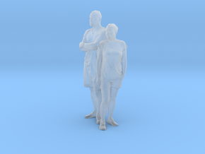 Printle S Couple 070 - 1/87 - wob in Clear Ultra Fine Detail Plastic
