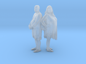 Printle S Couple 068 - 1/87 - wob in Clear Ultra Fine Detail Plastic