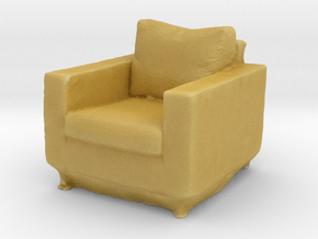 Printle Thing Armchair 02 - 1/43 in Tan Fine Detail Plastic