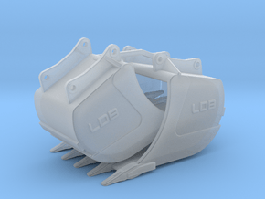 QC120 Löffelset 1 / bucket set 1 in Clear Ultra Fine Detail Plastic