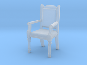 Printle Thing Chair 01 - 1/43 in Clear Ultra Fine Detail Plastic