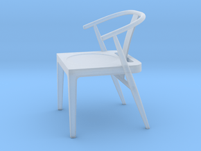 Printle Thing Chair 10 - 1/43 in Clear Ultra Fine Detail Plastic