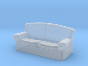 Printle Thing Sofa 06 - 1/43 in Clear Ultra Fine Detail Plastic