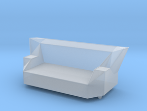 Printle Thing Sofa 08 - 1/43 in Clear Ultra Fine Detail Plastic