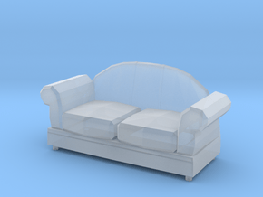 Printle Thing Sofa 09 - 1/43 in Clear Ultra Fine Detail Plastic