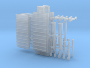 Klapprampe (2x) für Tieflader in Clear Ultra Fine Detail Plastic