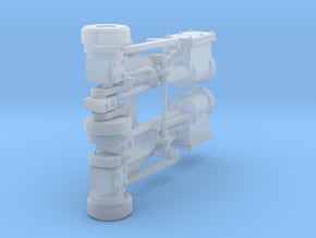 HOn30 Shay 2 Cylinder Engine in Clear Ultra Fine Detail Plastic