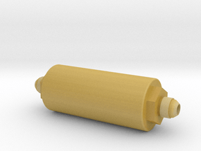 1/12 Scale Aeromotive Fuel Filter in Tan Fine Detail Plastic