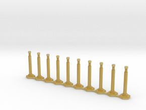 48" Delineator "Grabber" Cones 10 Pack in Tan Fine Detail Plastic