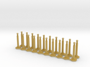 48" Delineator "Grabber" Cones 20 Pack in Tan Fine Detail Plastic