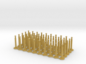 48" Delineator "Grabber" Cones 50 Pack in Tan Fine Detail Plastic