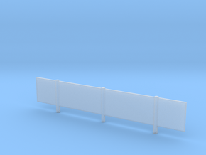 12'6" K-Rail Fencing in Clear Ultra Fine Detail Plastic