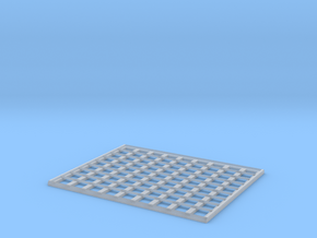 Rumble/Trackout Construction Grate in Clear Ultra Fine Detail Plastic