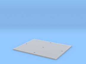 Trench Plate - 8'x10' in Clear Ultra Fine Detail Plastic
