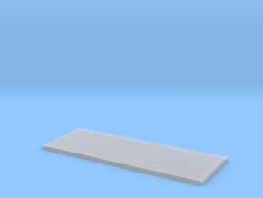 HO Utility Bed Diamondplate Deck in Clear Ultra Fine Detail Plastic