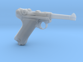 1/4 Scale Luger in Clear Ultra Fine Detail Plastic