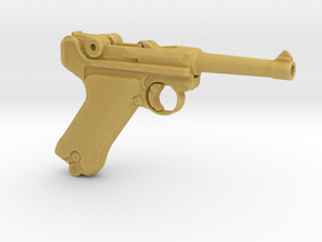 1/3 Scale German Luger  in Tan Fine Detail Plastic